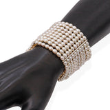 Tiffany & Co. Sterling Silver Ziegfeld 10 Row Freshwater Pearl Bracelet