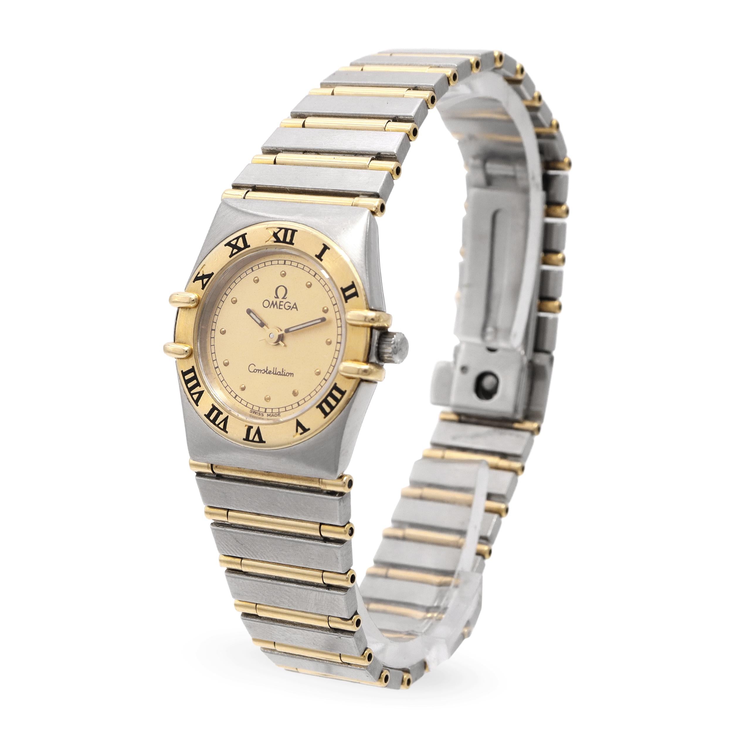 Omega Constellation Two-Tone Quartz Women's Watch
