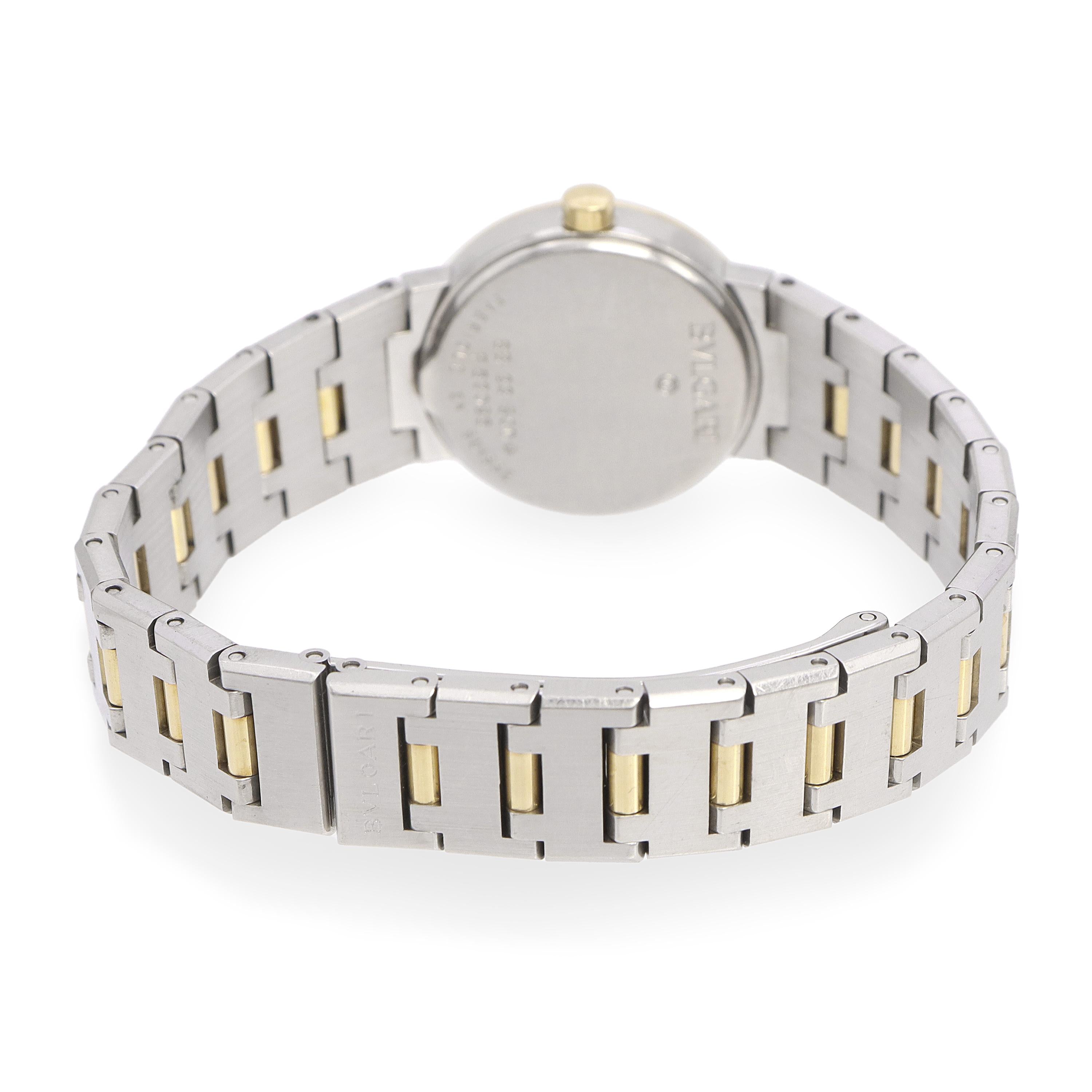 Bvlgari Bvlgari Two-Tone Steel & Gold Date Quartz Women's Watch Ref. BB23SGD