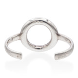 Christofle Sterling Silver Open Circle Cuff Bracelet