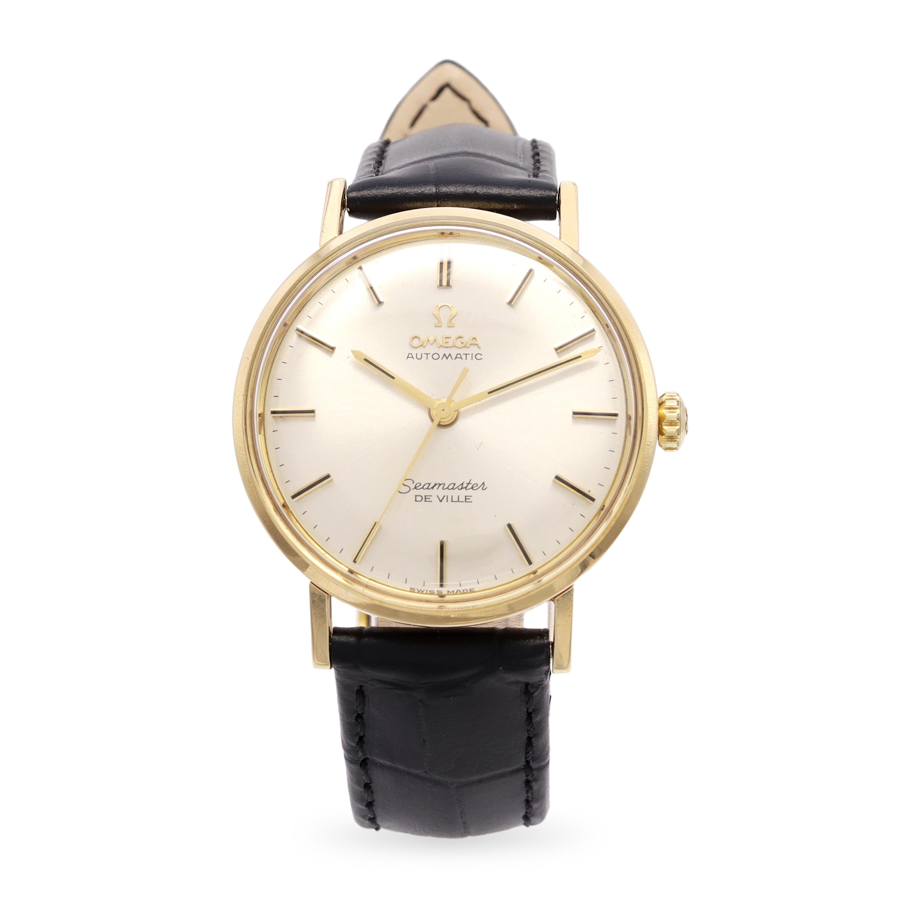 Vintage Omega Seamaster De Ville 18K Yellow Gold Automatic Men’s Watch