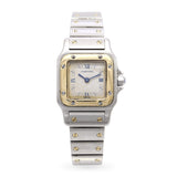 Cartier Santos de Cartier Two-Tone Stainless Steel & Yellow Gold Quartz Watch
