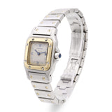Cartier Santos de Cartier Two-Tone Stainless Steel & Yellow Gold Quartz Watch