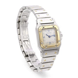 Cartier Santos de Cartier Two-Tone Stainless Steel & Yellow Gold Quartz Watch