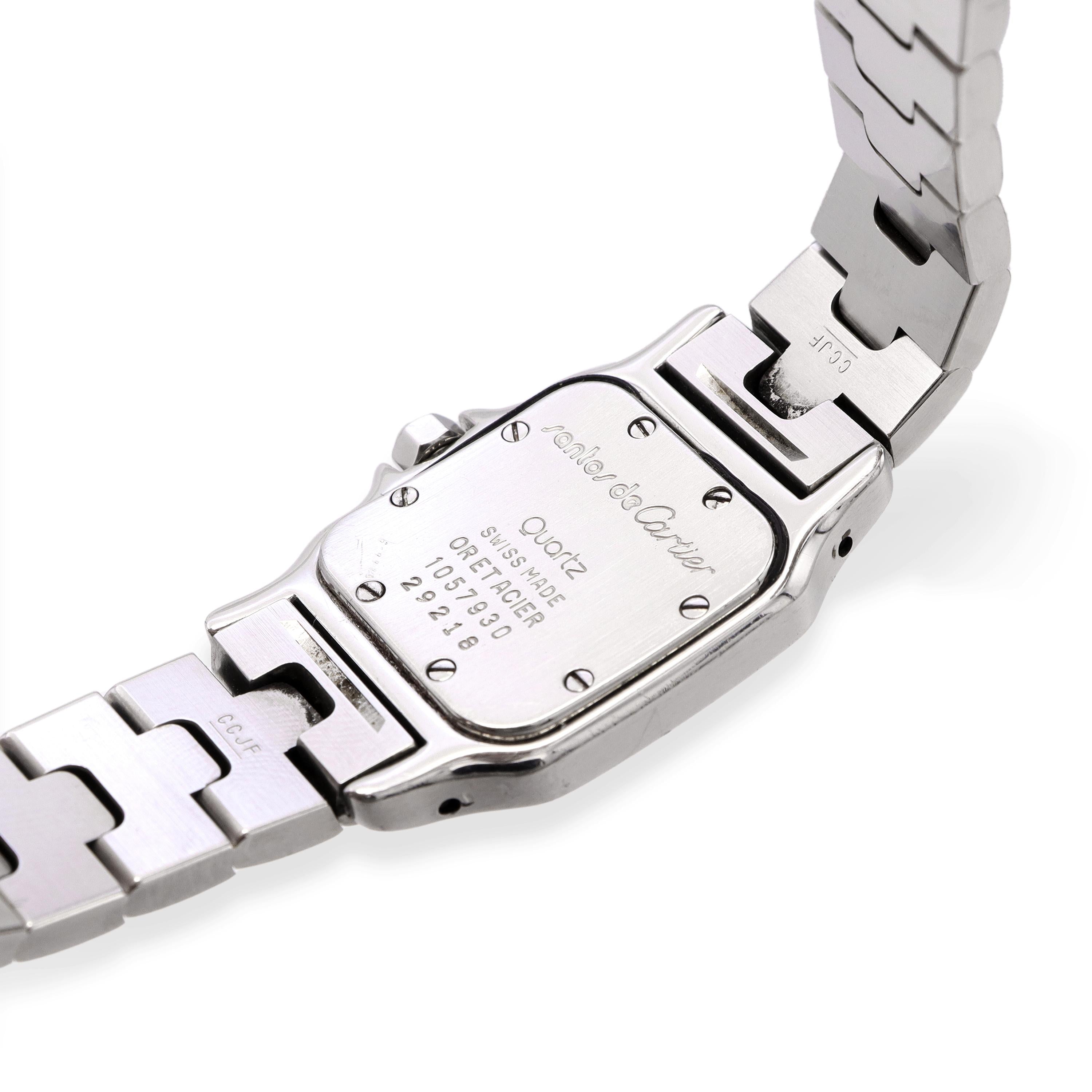Cartier Santos de Cartier Two-Tone Stainless Steel & Yellow Gold Quartz Watch