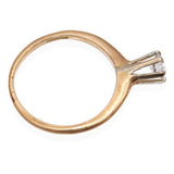 Antique 14K Yellow Gold 0.35ct Old European Cut Diamond Solitaire Ring