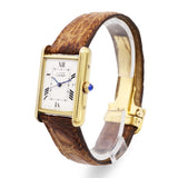 Must de Cartier Tank Vermeil Date Quartz Men’s Watch Ref. 2413