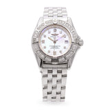 Breitling Callistino Stainless Steel Diamond MOP Dial Quartz Women's Watch
