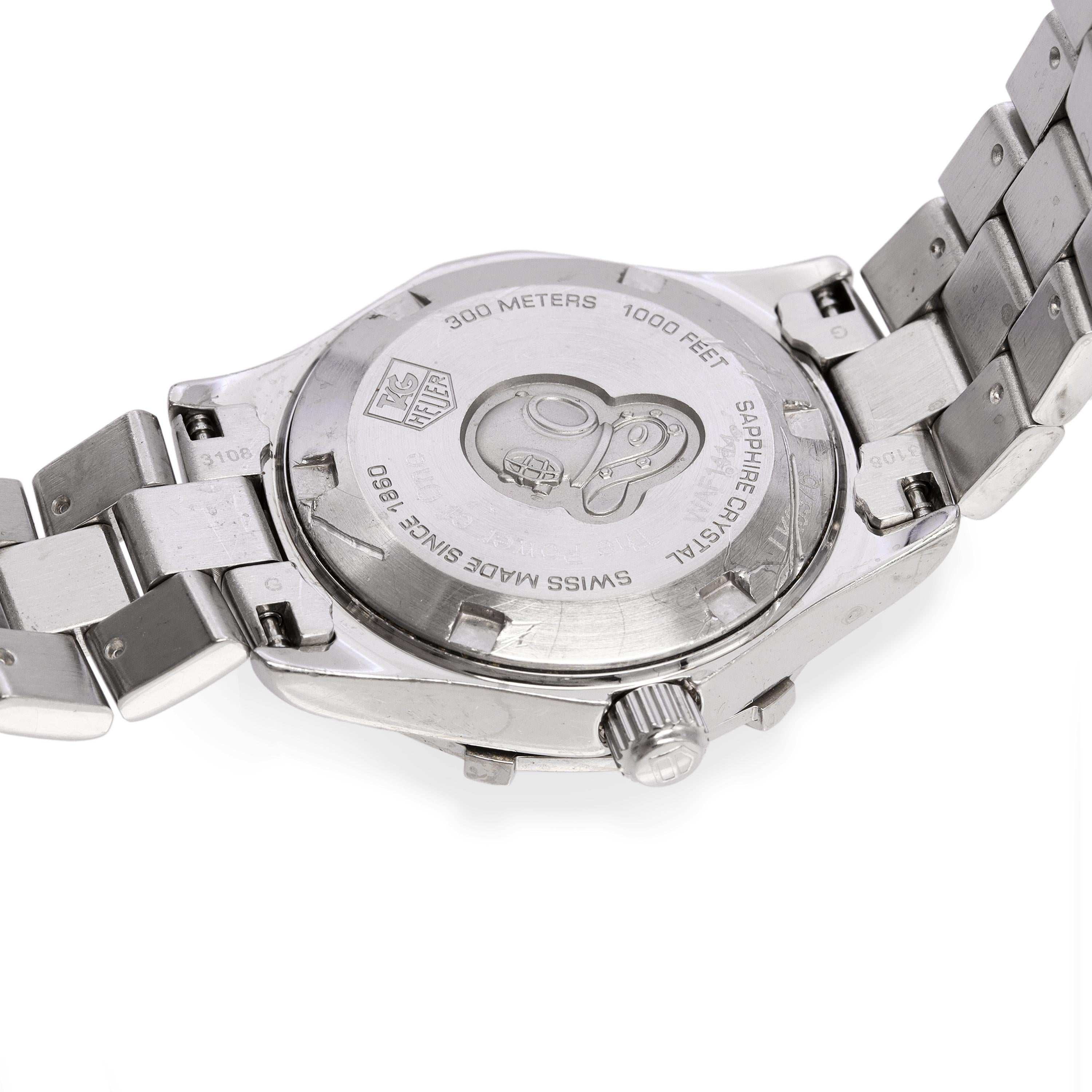 TAG Heuer Aquaracer Stainless Steel MOP Dial Date Quartz Women’s Watch WAF1414