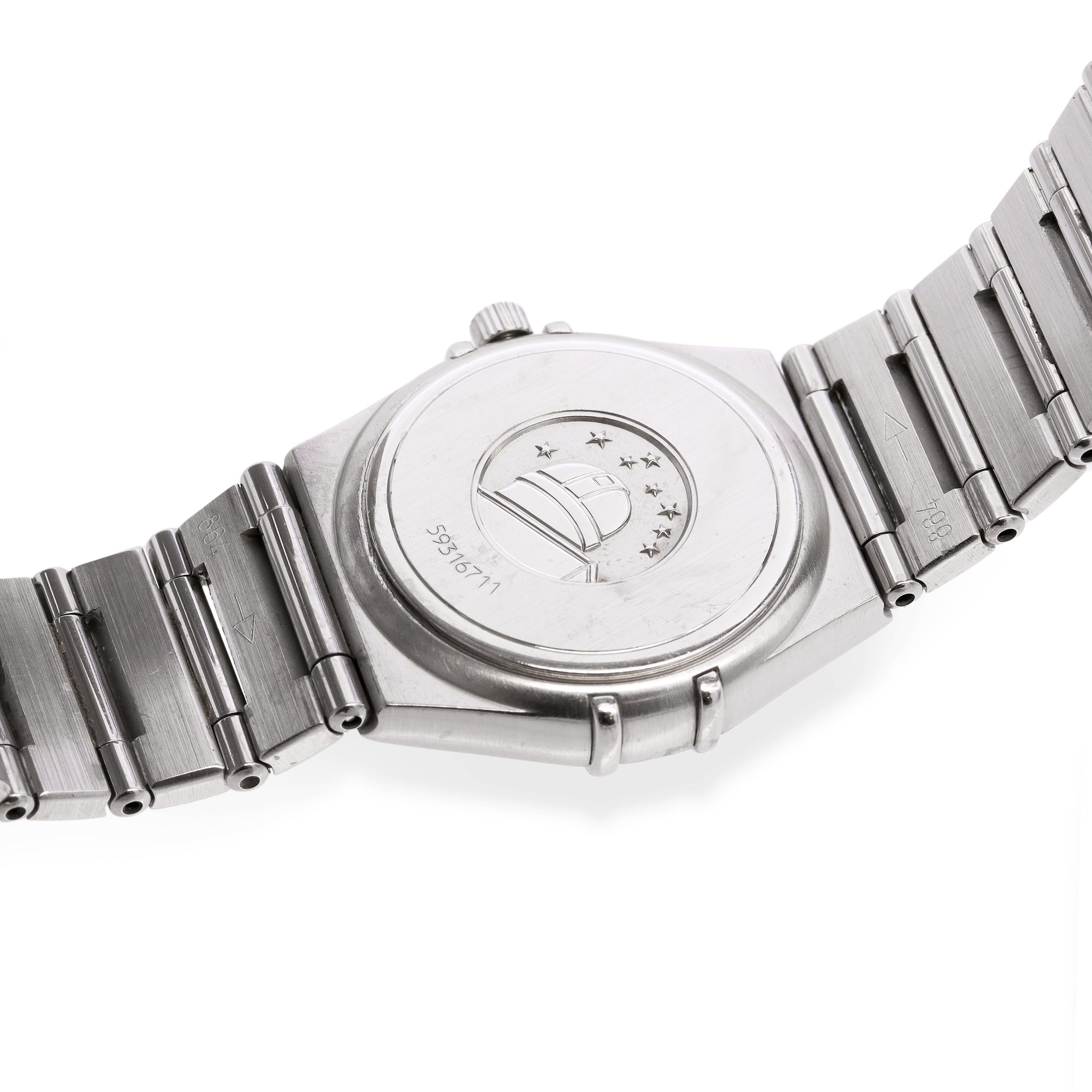 Omega Constellation Stainless Steel Diamond Bezel MOP Dial Quartz Women's Watch