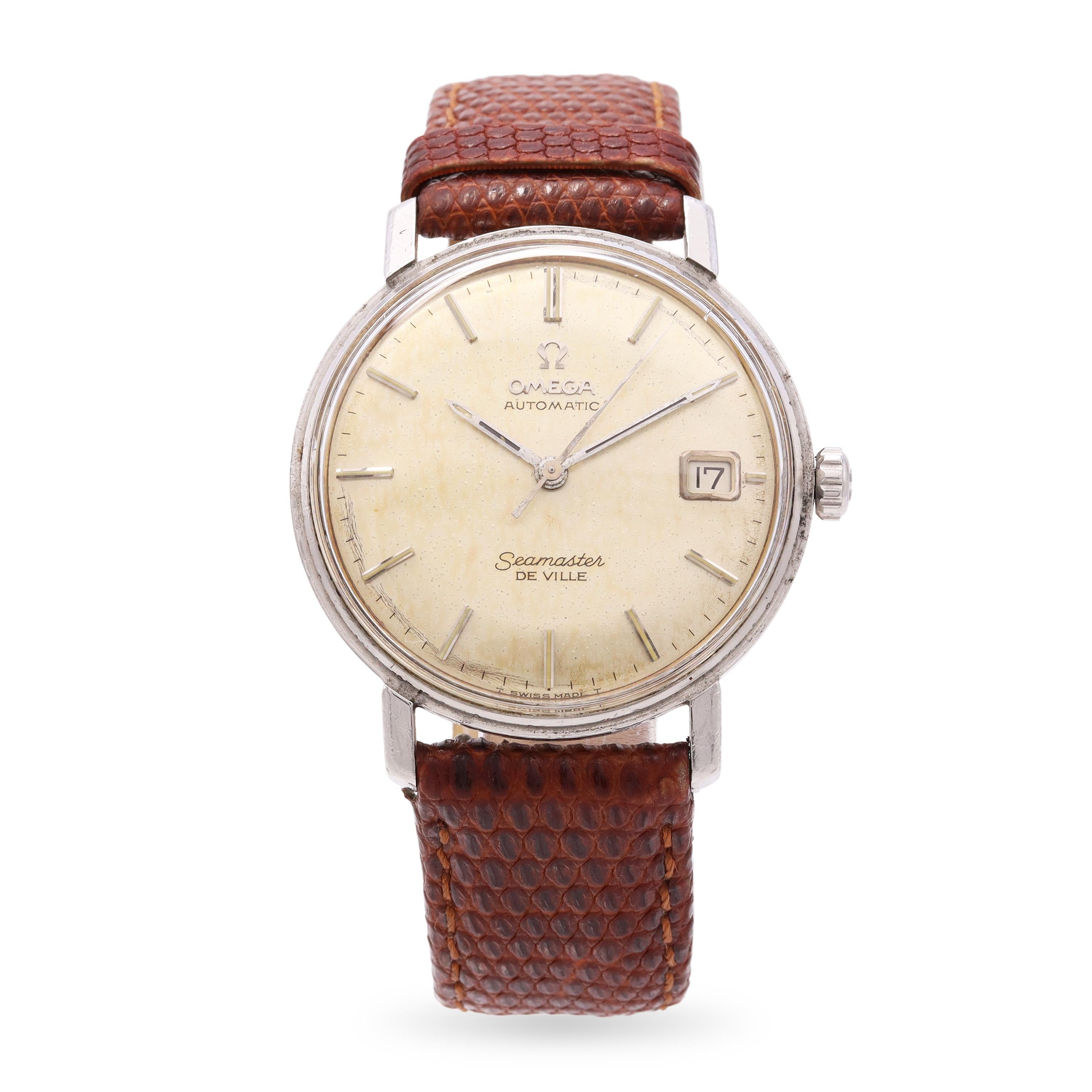 Vintage Omega Seamaster De Ville Stainless Steel Automatic Watch