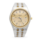 Vintage Omega Two Tone Seamaster Quartz Watch Ref. 1960134