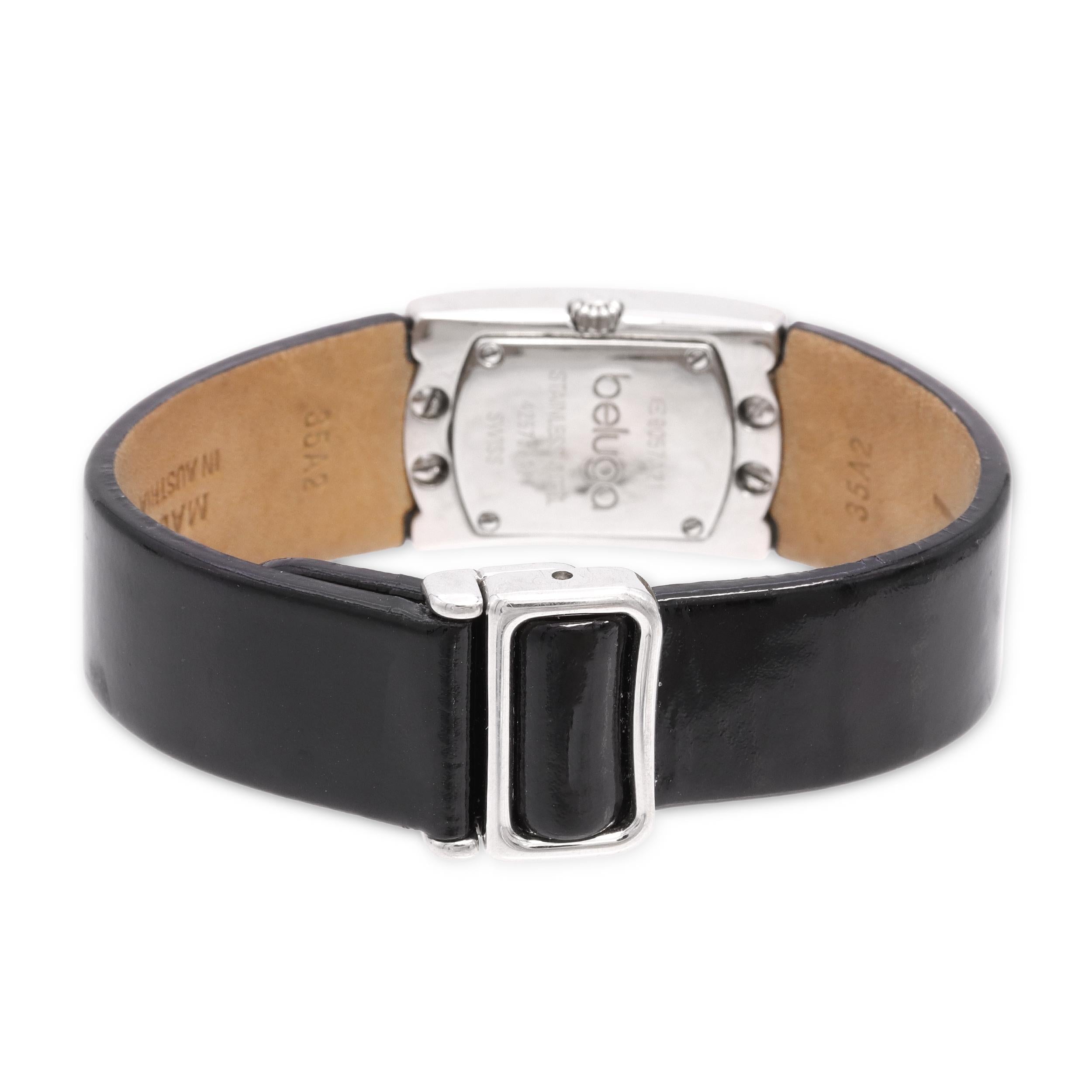 Ebel Beluga Stainless Steel Diamond Quartz Women's Watch Ref. 9057A21