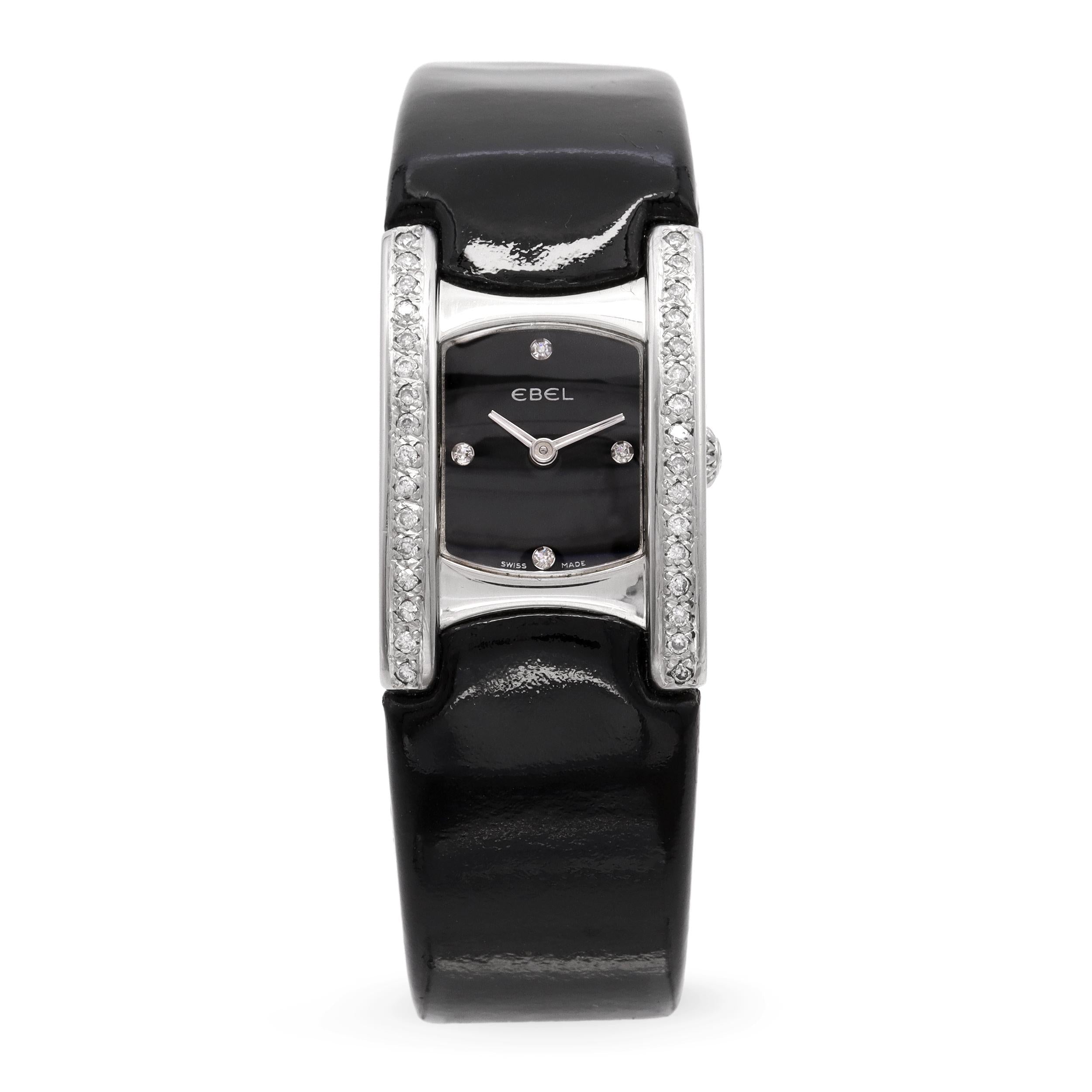 Ebel Beluga Stainless Steel Diamond Quartz Women's Watch Ref. 9057A21