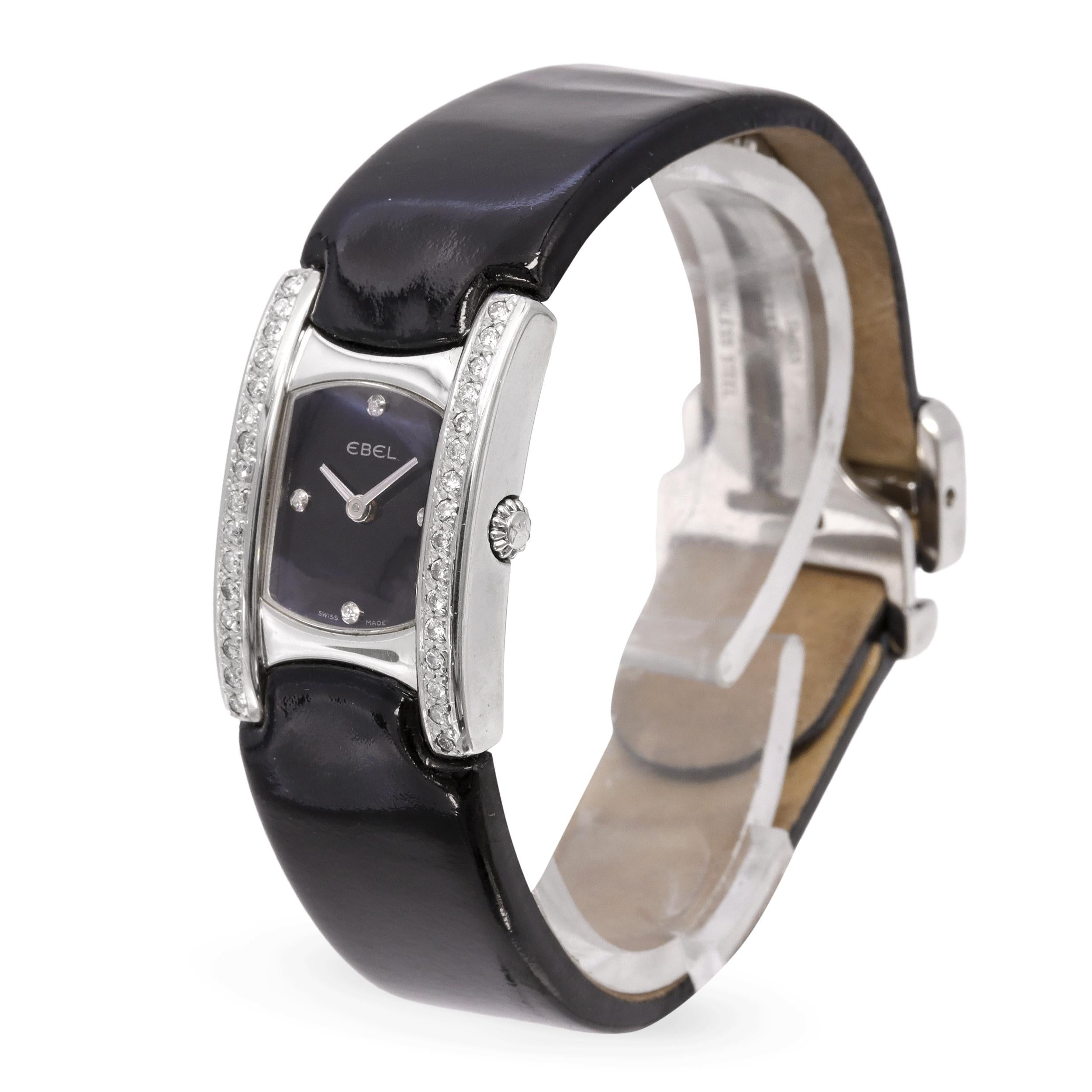 Ebel Beluga Stainless Steel Diamond Quartz Women's Watch Ref. 9057A21