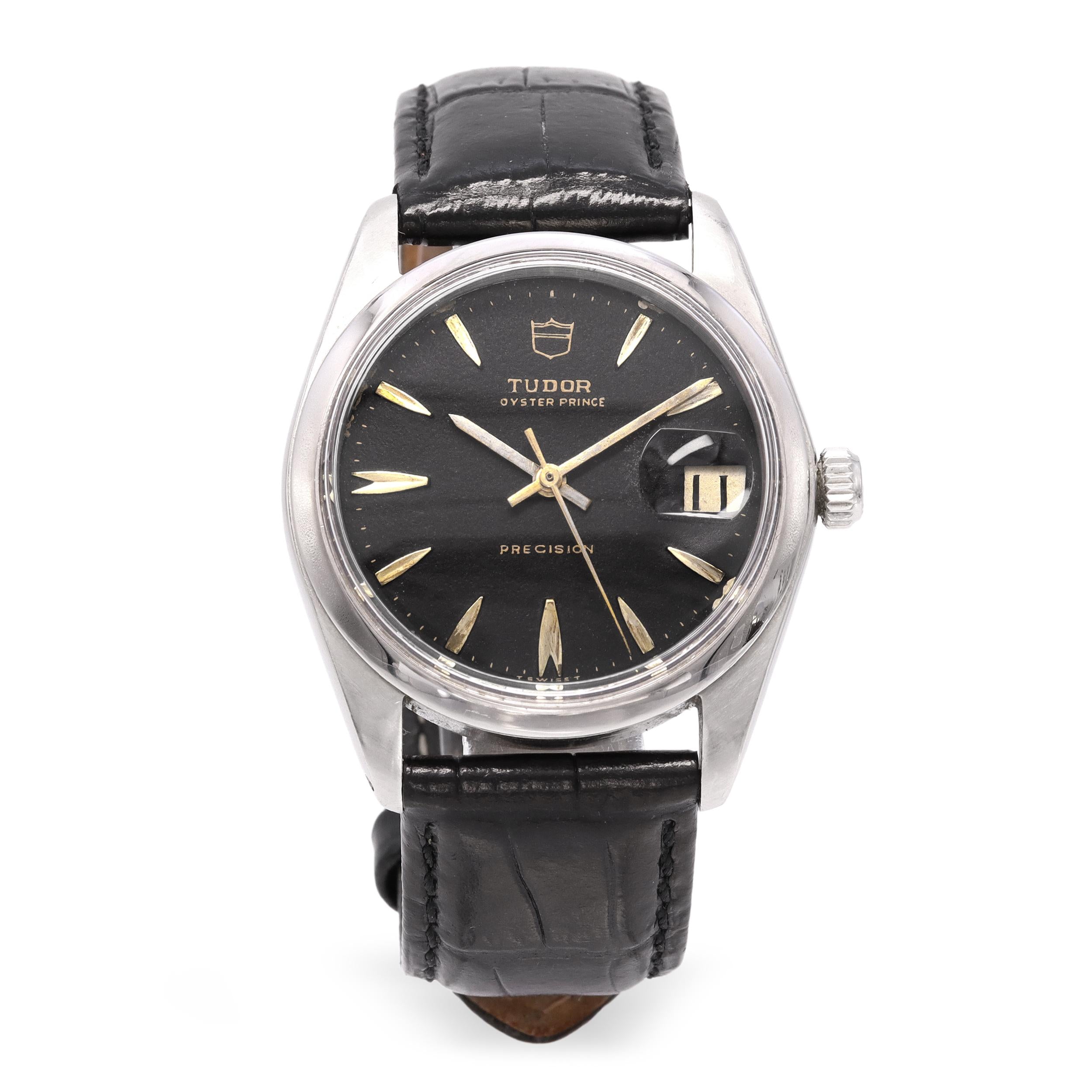 Vintage 1965 Tudor Oyster Prince Precision Watch Ref. 7962