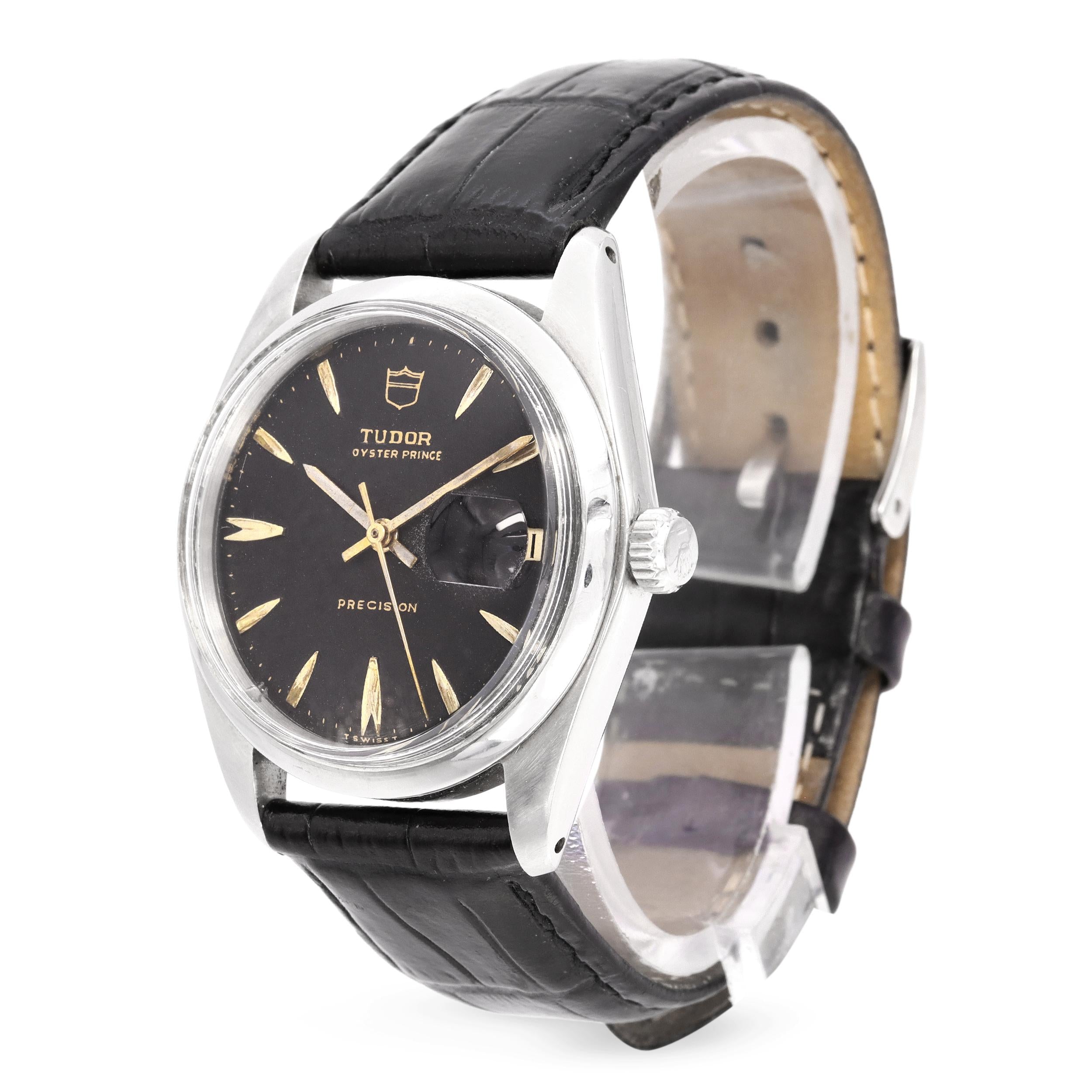 Vintage 1965 Tudor Oyster Prince Precision Watch Ref. 7962