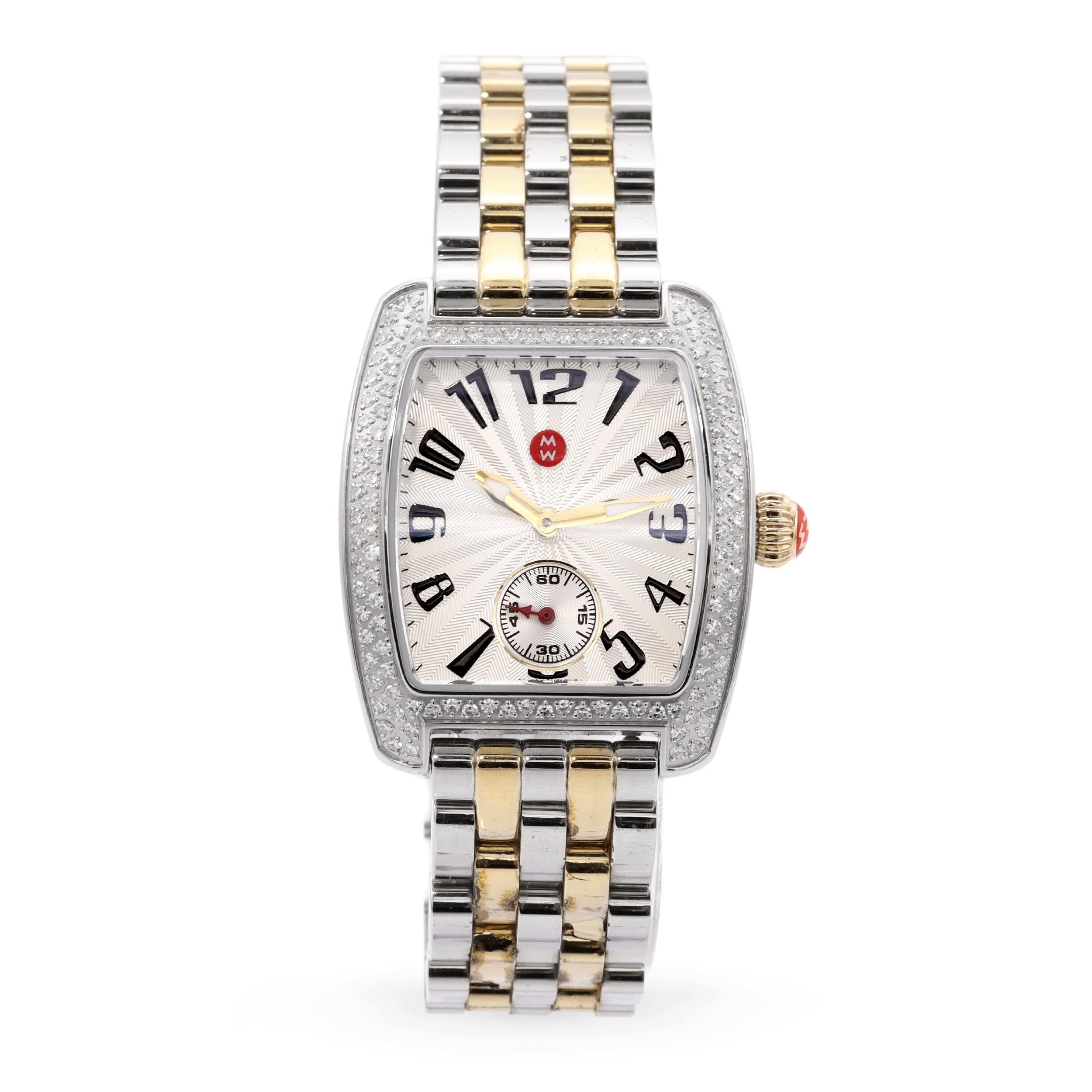Michele Urban Mini 0.65 CTW Diamond Stainless Steel Quartz Watch MWW02A000620