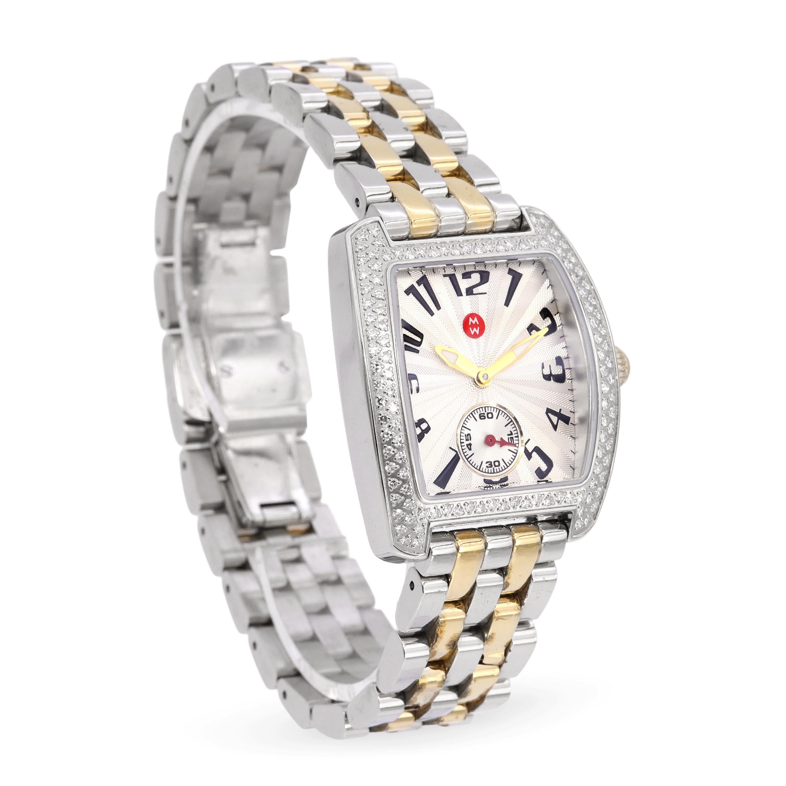 Michele Urban Mini 0.65 CTW Diamond Stainless Steel Quartz Watch MWW02A000620