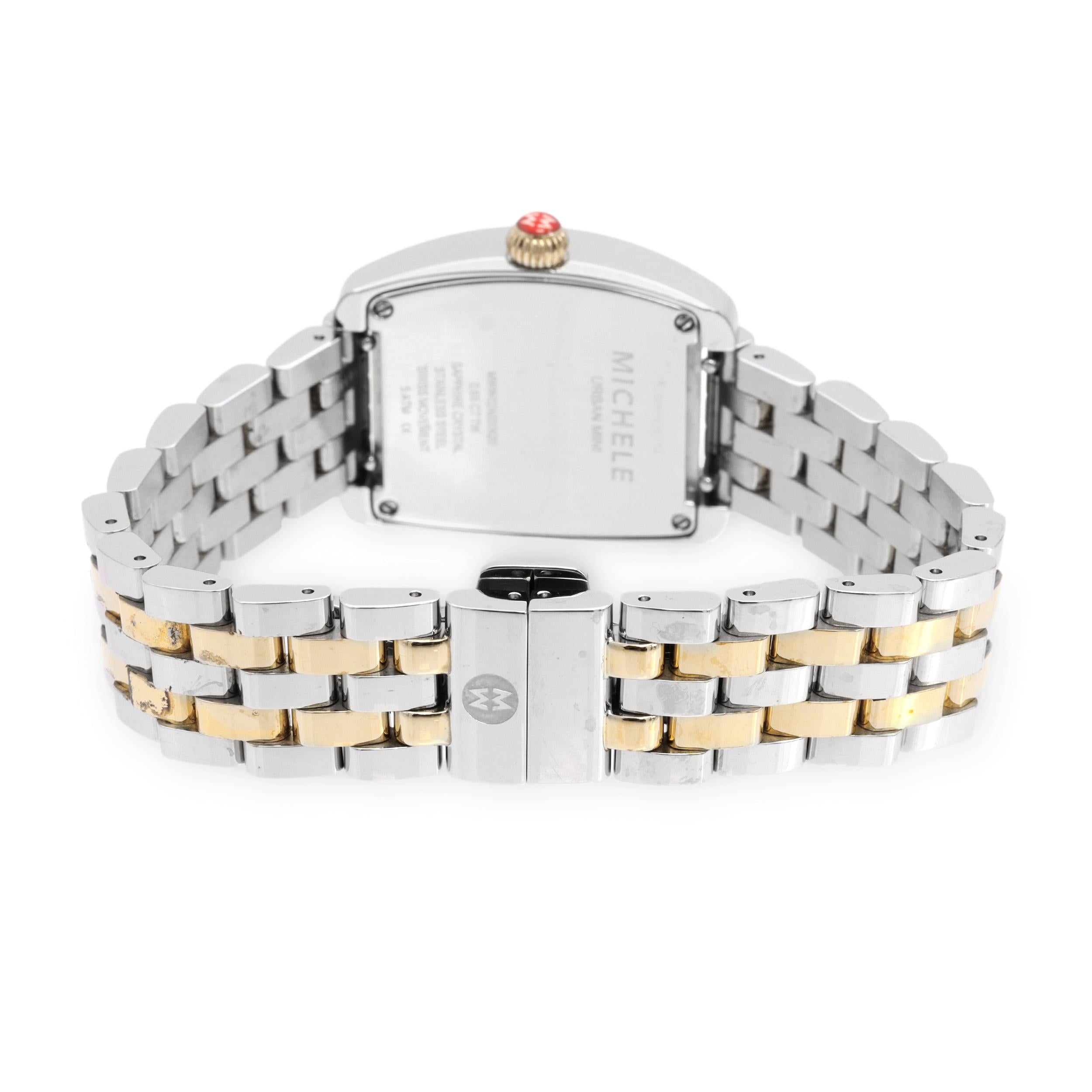 Michele Urban Mini 0.65 CTW Diamond Stainless Steel Quartz Watch MWW02A000620