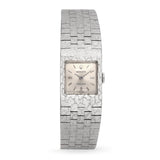Vintage 1970s 18k White Gold Rolex Precision Women's Dress Watch Ref. 2159