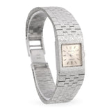 Vintage 1970s 18k White Gold Rolex Precision Women's Dress Watch Ref. 2159