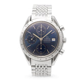 Omega Speedmaster Stainless Steel Blue Dial Automatic Watch Ref. 3511.80