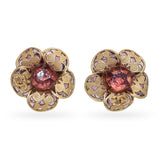 Vintage Chanel Louis Rousselet Floral Costume Jewelry Set