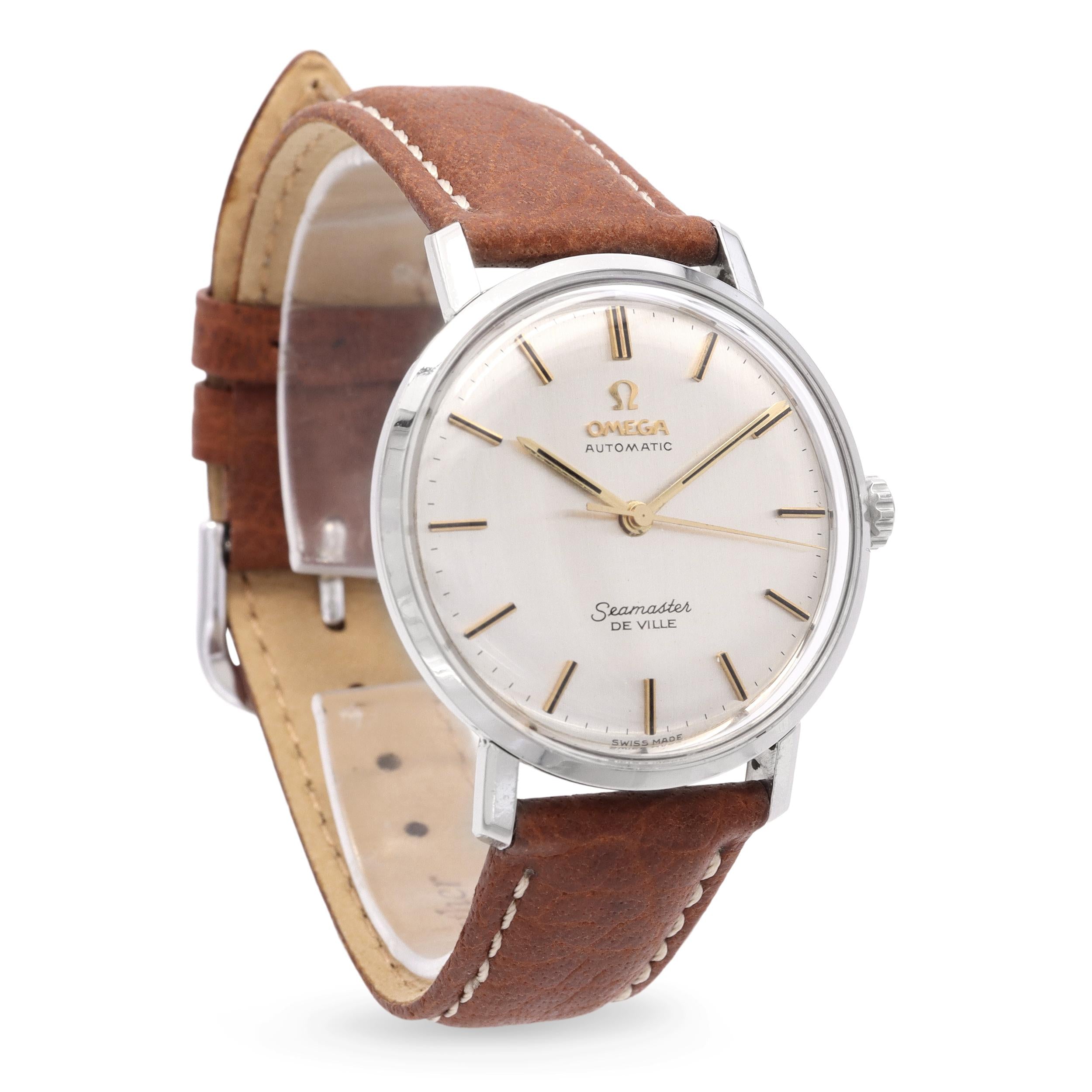 Vintage Omega Seamaster De Ville Stainless Steel Automatic Men's Watch