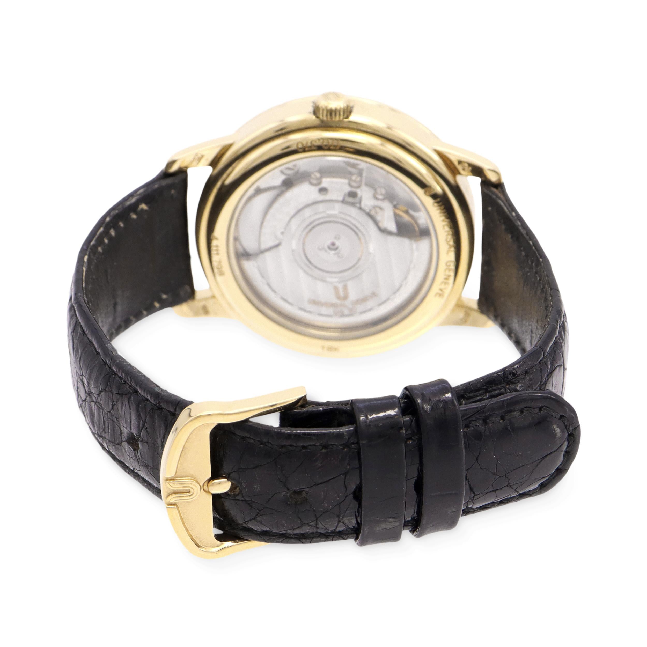 Universal Genève 18k Yellow Gold Date Automatic Men’s Watch Ref. 170.370