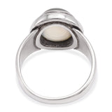 Vintage Georg Jensen Sterling Silver Moonstone Ring No. 40B