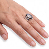 Vintage Georg Jensen Sterling Silver Moonstone Ring No. 40B