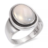 Vintage Georg Jensen Sterling Silver Moonstone Ring No. 40B