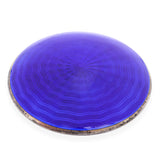 Antique 900 Silver and Enamel Painted Makeup Compact