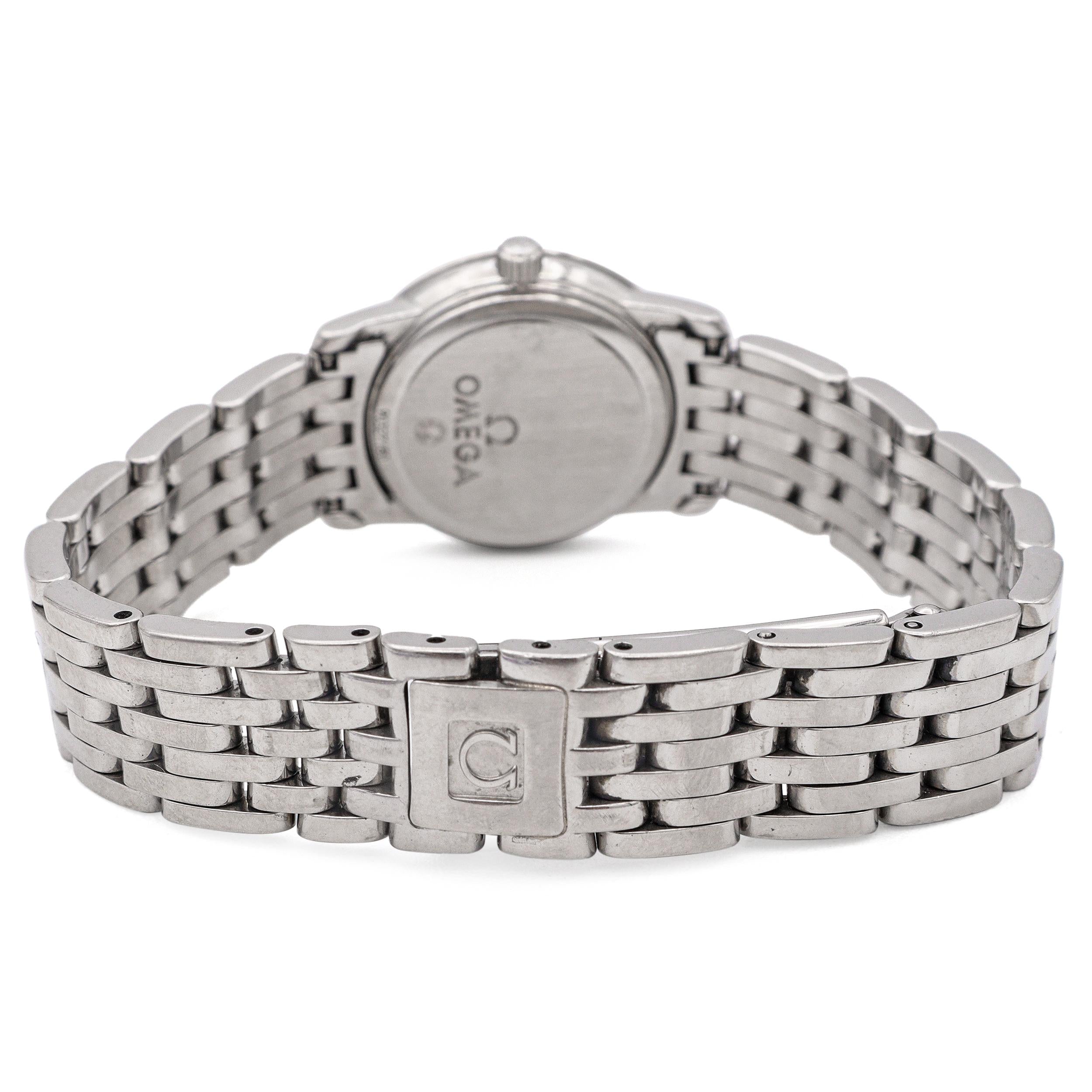 Omega De Ville Prestige Mother of Pearl Dial Quartz Women's Watch