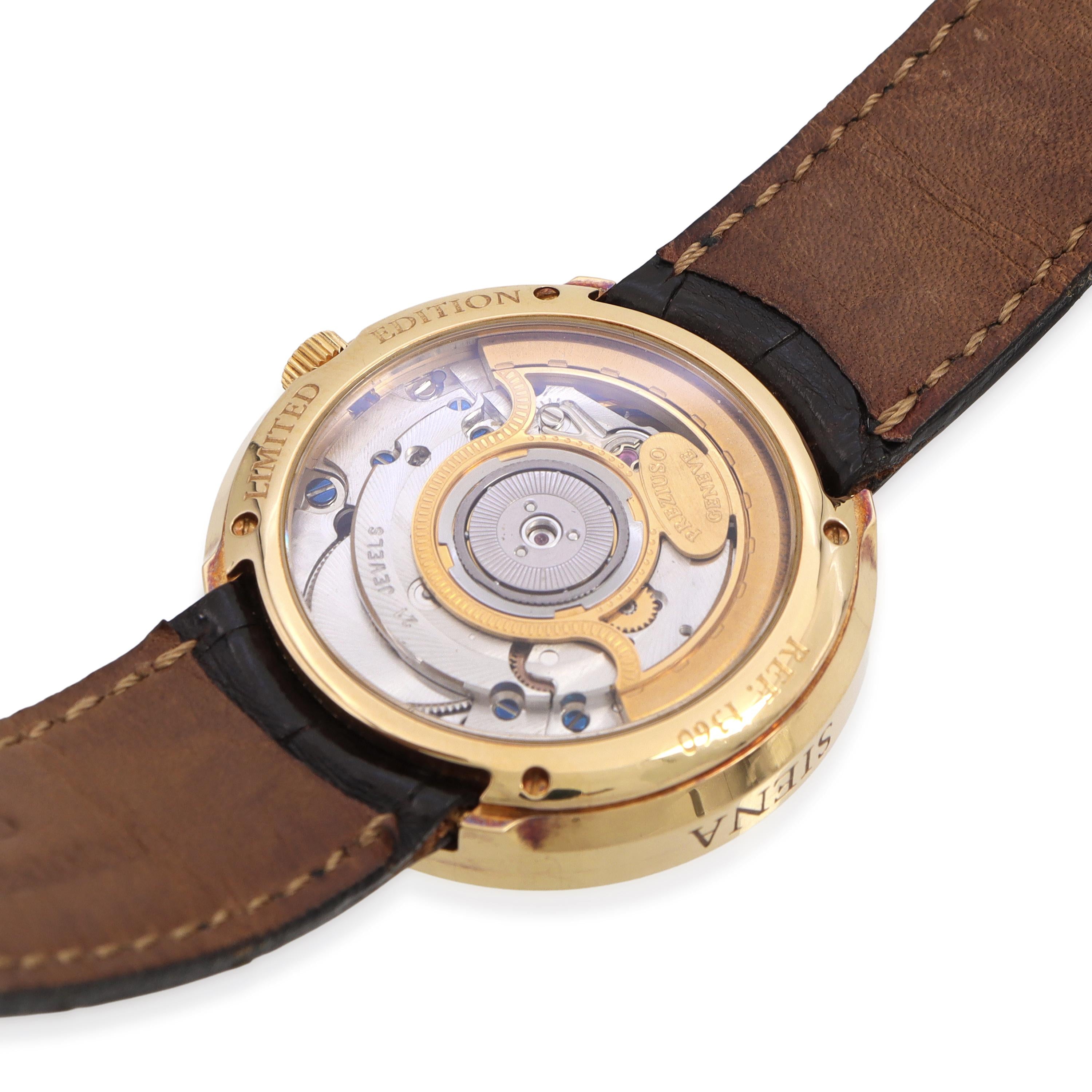 Antoine Preziuso 18k Yellow Gold Genève Siena Limited Edition Automatic Watch