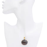 Vintage 18k Yellow Gold Boulder Opal Pendant