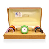 Vintage Gucci 1100L Change Bezel Gold-Tone Quartz Women’s Watch