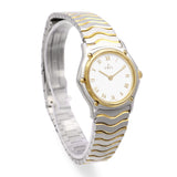 Ebel Classic Wave Two Tone Stainless Steel Quartz Women’s Watch Ref. 1057901