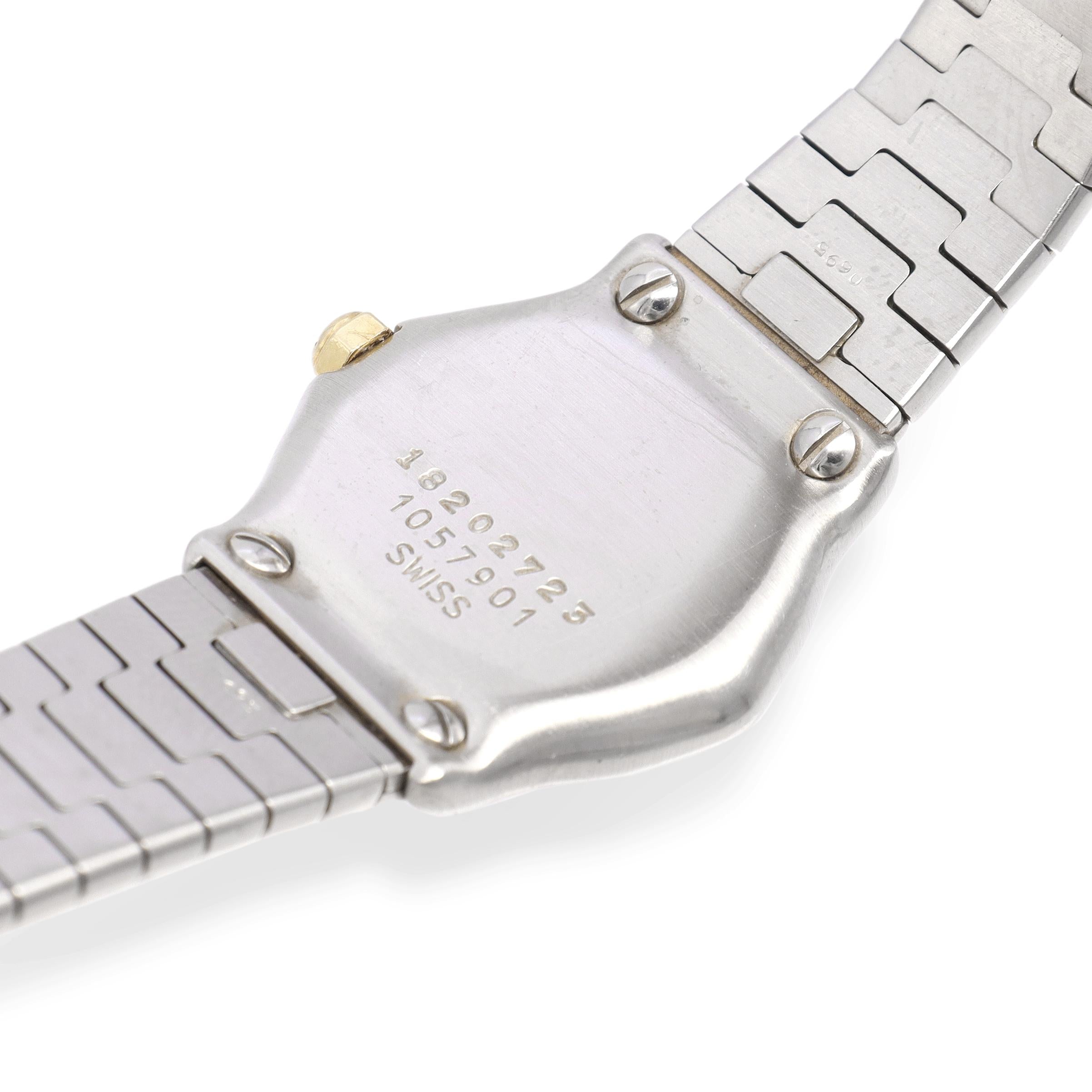 Ebel Classic Wave Two Tone Stainless Steel Quartz Women’s Watch Ref. 1057901