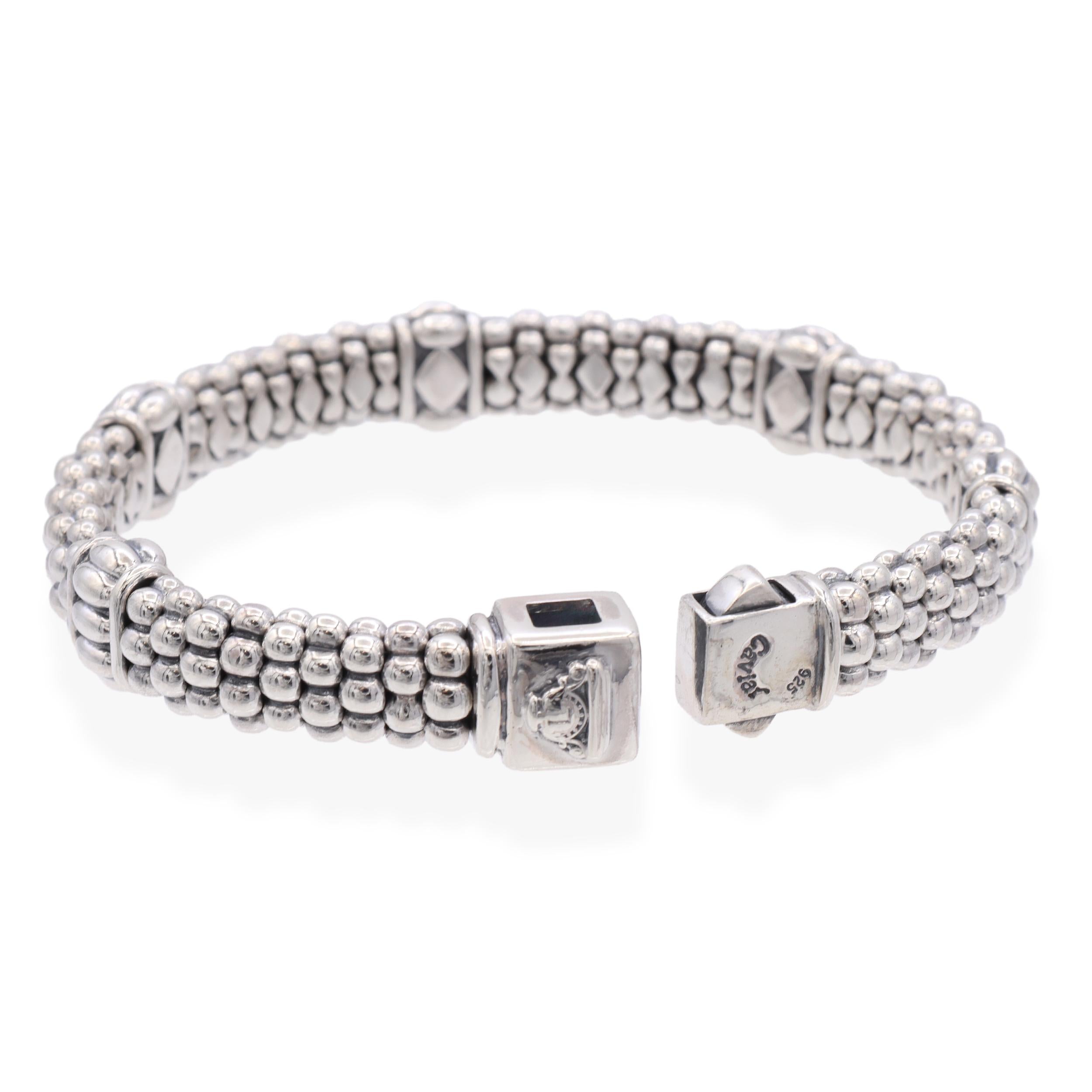 Lagos Caviar Sterling Silver Bracelet