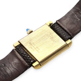 Vintage Cartier Gold Plated Tank Manual Wind Watch
