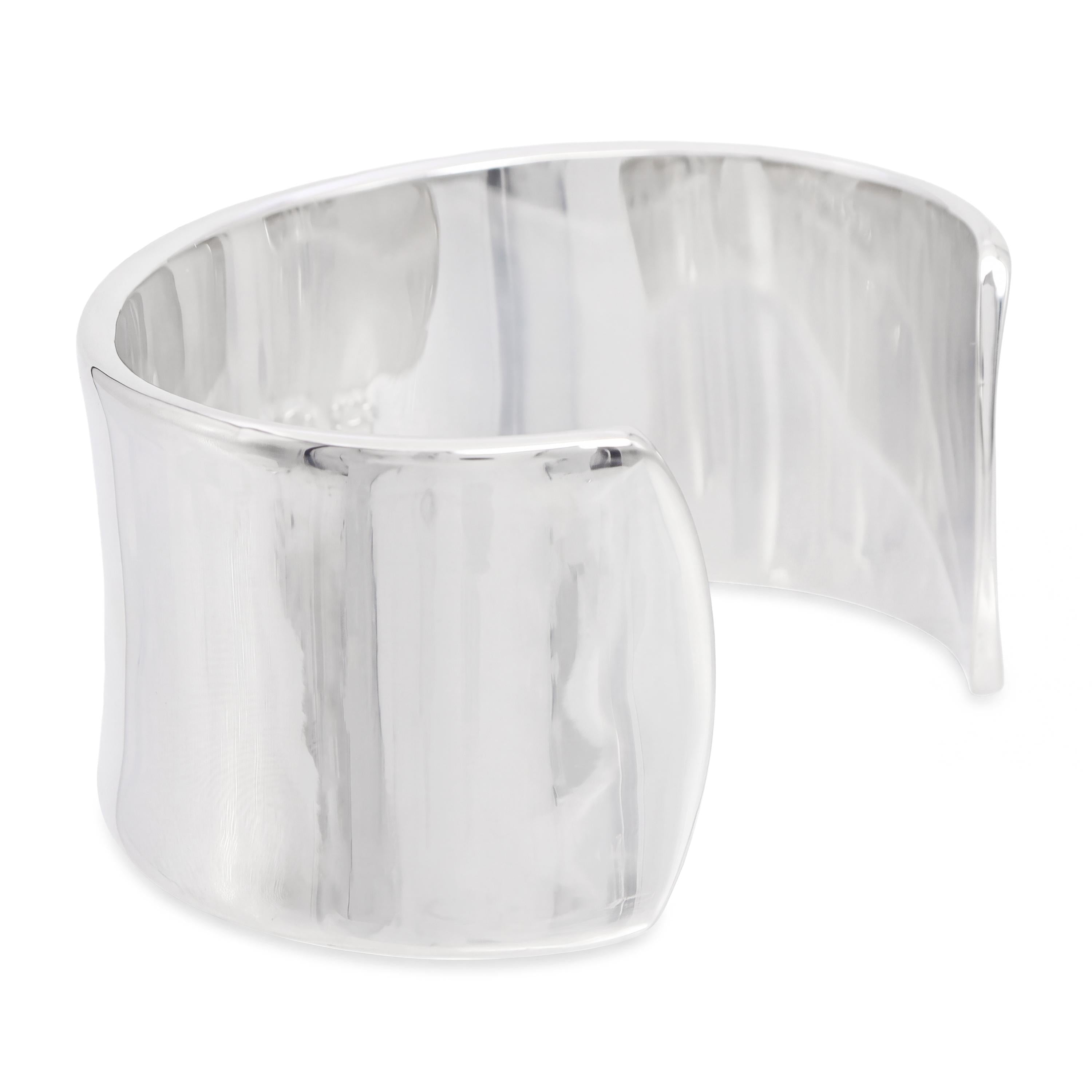 Tiffany & Co. 1837 Sterling Silver Wide Cuff Bracelet
