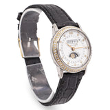 Blancpain Stainless Steel Triple Calendar Moonphase Diamond Women’s Watch