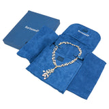 Vintage 14k Yellow Gold Multi-Color Cultured Pearl Tassel Necklace