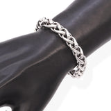 David Yurman Sterling Silver & 14K Yellow Gold Wheat Chain Bracelet