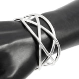 Tiffany & Co. Sterling Silver Woven Openwork Cuff Bracelet