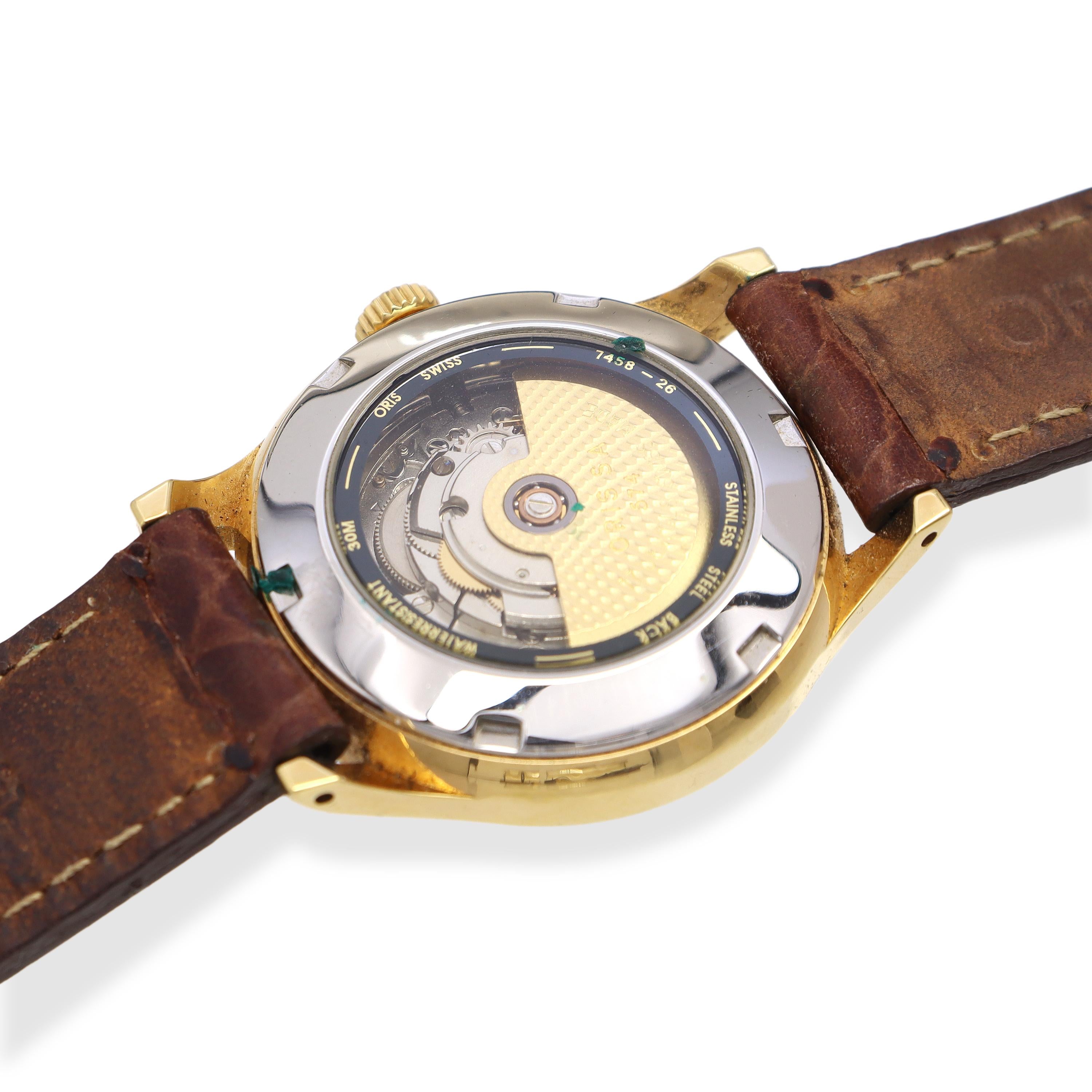 Oris Pointer Calendar Automatic Men's Watch Ref 7458-26