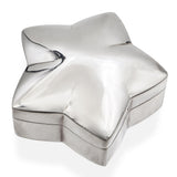 Vintage Thistle & Bee Sterling Silver Star Trinket Box