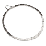 Touch of Santa Fe Sterling Silver Multi-Stone Inlay Link Necklace